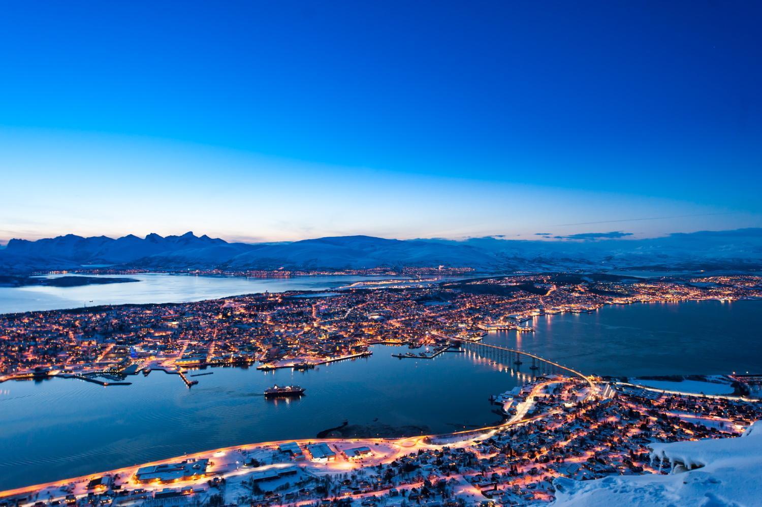 Leilighet Med Fantastisk Utsikt. Tromsø Esterno foto